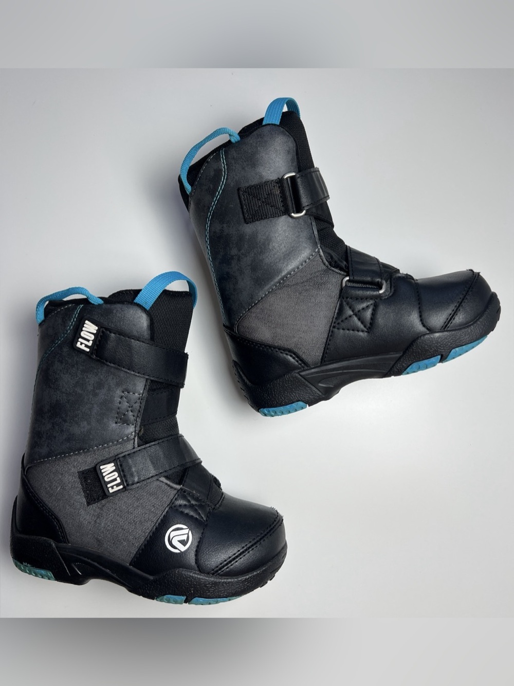 Flow Mini Micron Kids Snowboard Boots US 13C-1 EU 31.5-32 Black